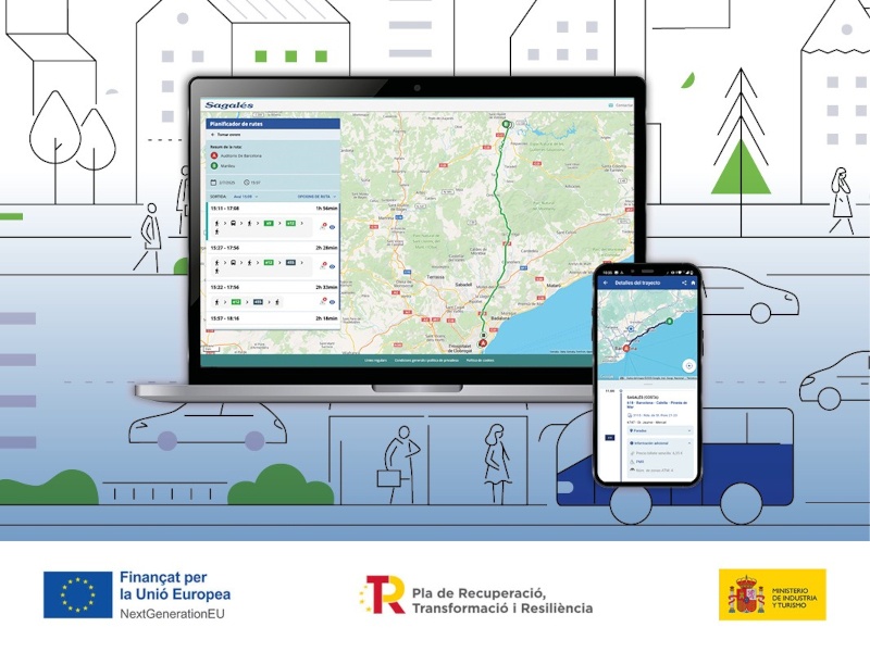 Sagalés presenta el seu nou planificador de rutes amb Nexus Geographics: mobilitat intel·ligent, sostenible i multimodal per a usuaris connectats.